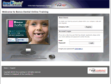 Tablet Screenshot of benco.dentrek.com